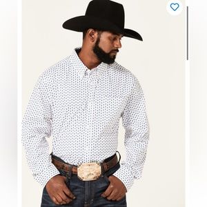 ✨ Rank 45 printed long sleeve button up.